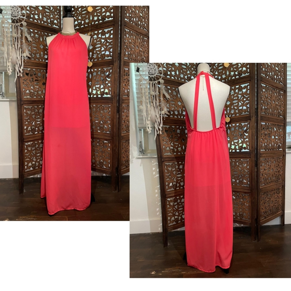 Coral Summer Dress